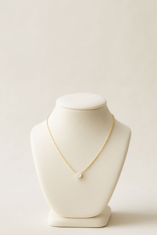 Exclusive Golden Diamond Necklace